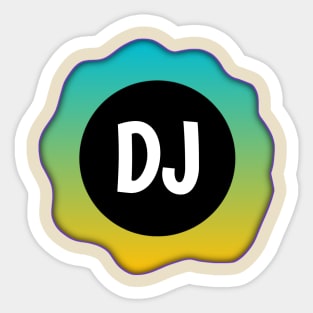 DJ Music Sticker